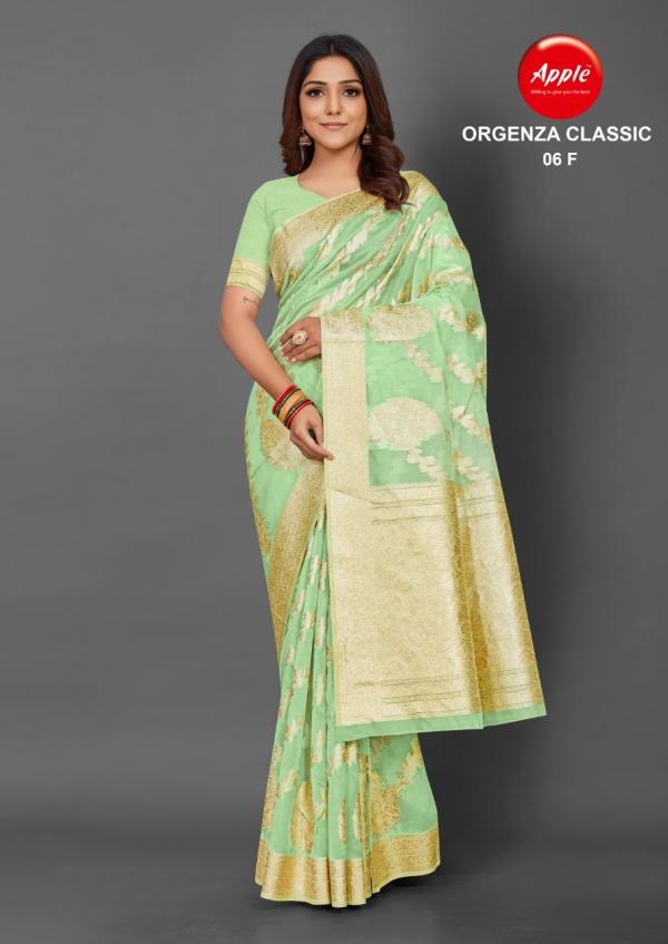 Apple Organza Classic 6 organza Fancy Saree Colletion